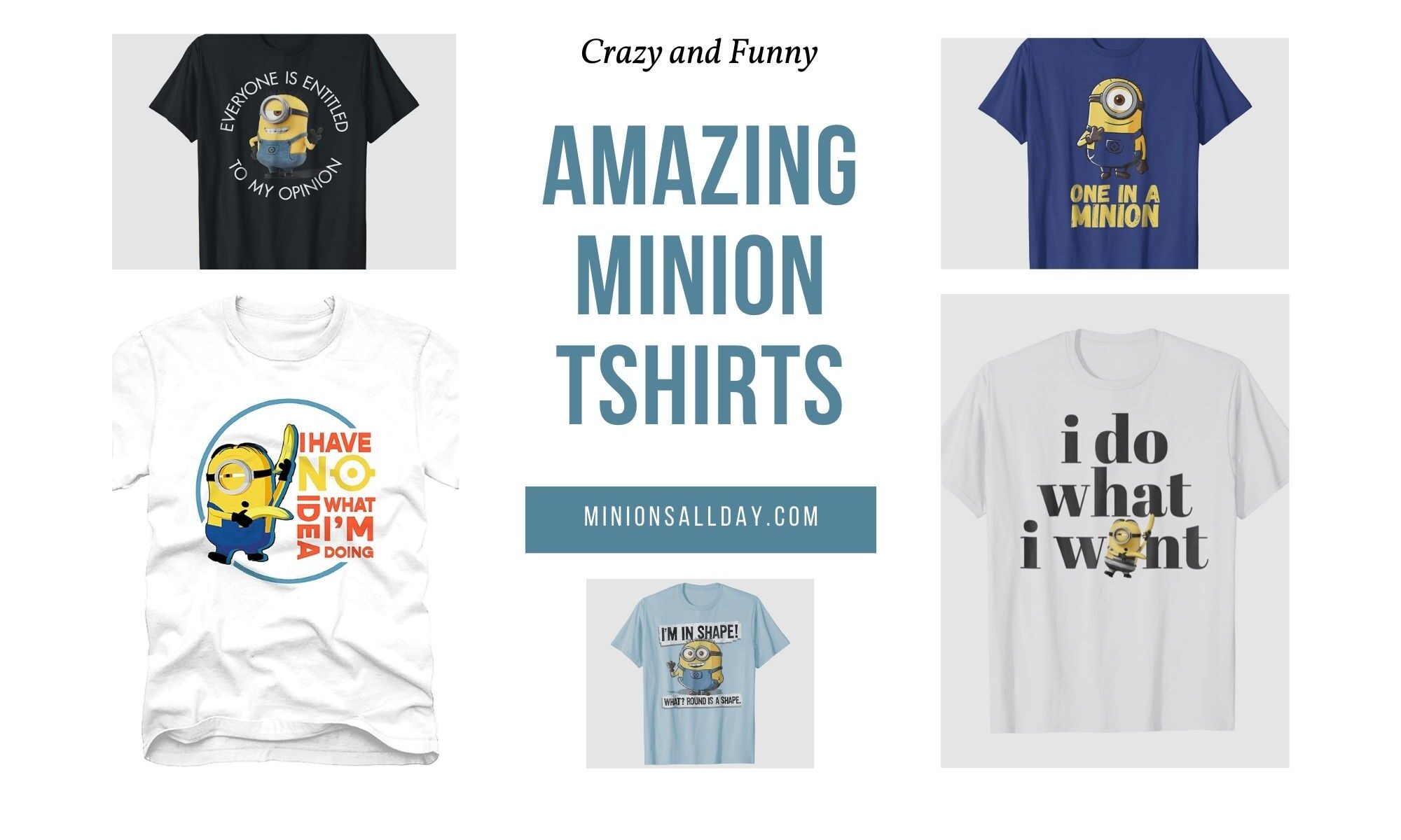 Minions t shirt for minion lovers